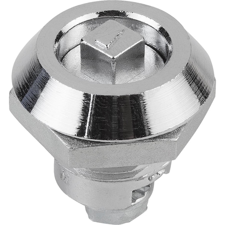 Kipp Quarter-Turn Lock, H=18, 5, D=30, Zinc K0522.18181